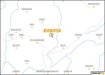 map of Bīrbīrsa