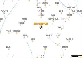 map of Bīrbīrsa