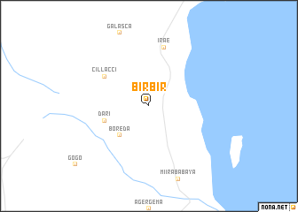 map of Birbir