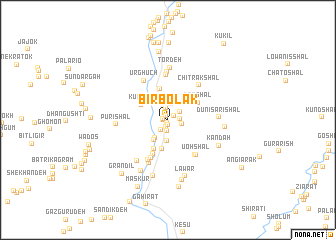 map of Birbolak