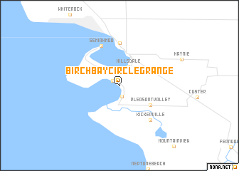 map of Birch Bay Circle Grange