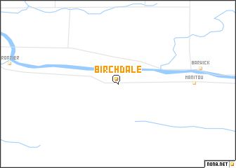 map of Birchdale