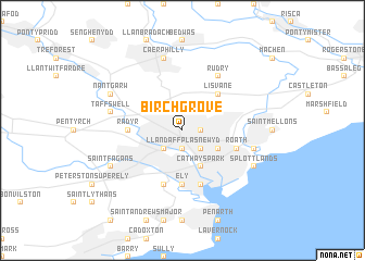 map of Birchgrove