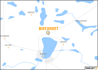 map of Birchmont