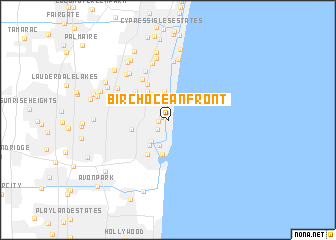 map of Birch Ocean Front