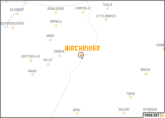 map of Birch River