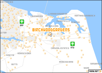 map of Birchwood-Gardens