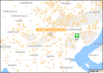 map of Birchwood Park
