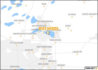 map of Birchwood
