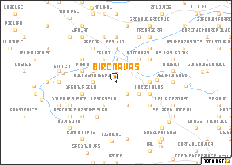 map of Birčna Vas