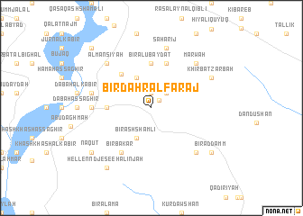 map of Biʼr Ḑahr al Faraj