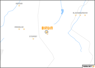 map of Birdin