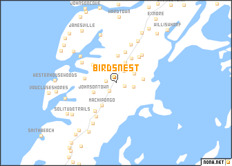 map of Birdsnest