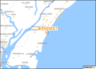 map of Birds Nest