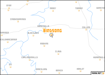 map of Birdsong