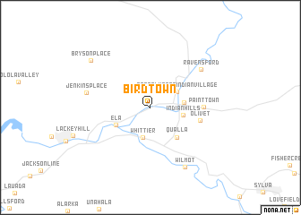 map of Birdtown