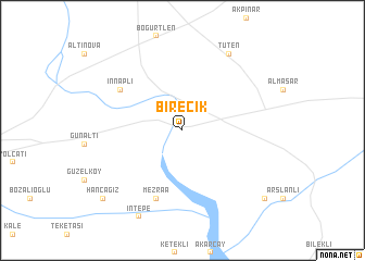 map of Birecik