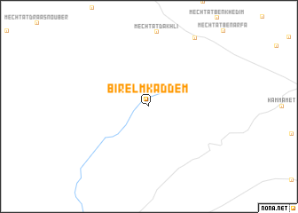 map of Bir el MʼKaddem