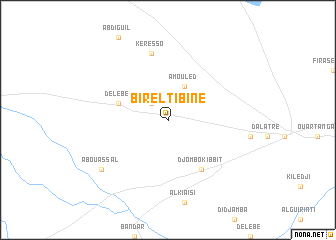 map of Bir el Tibine