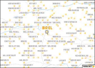 map of Birel