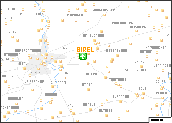 map of Birel