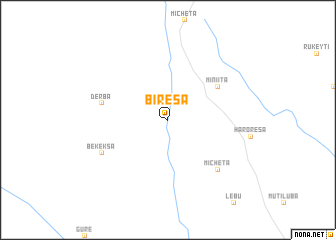 map of Bīrʼēsa