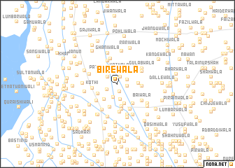 map of Bīrewāla