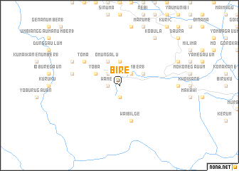 map of Bire