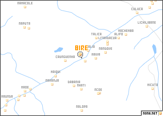 map of Bire
