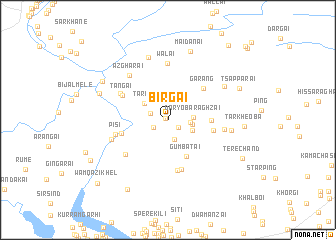 map of Birgai