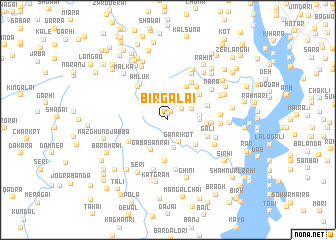 map of Bīrgalai