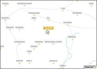 map of Birga