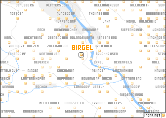 map of Birgel