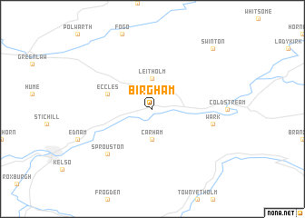 map of Birgham