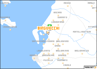 map of Birgi Vecchi