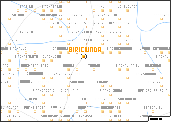 map of Biricunda