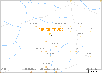 map of Birigui Tèyga