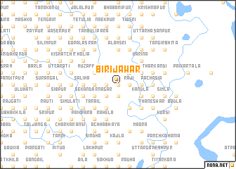 map of Biri Jāwār