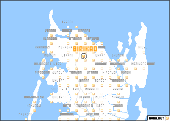 map of Birikao