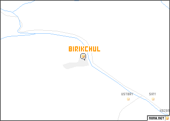 map of Birikchul\