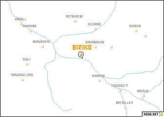 map of Biriko