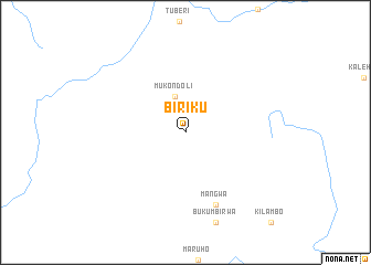 map of Biriku