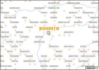 map of Birimpotia