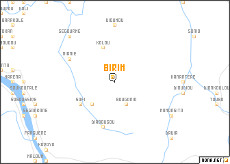 map of Birim
