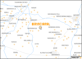 map of Birinci Aral