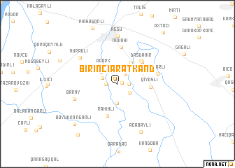 map of Birinci Aratkǝnd