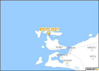 map of Birinciköy