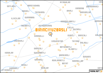 map of Birinci Yuzbaşlı