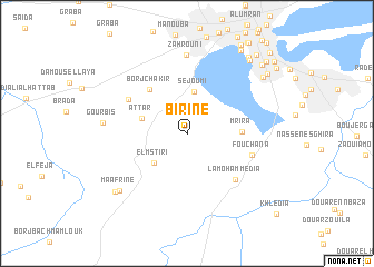 map of Birine