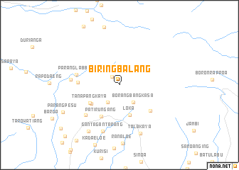 map of Biringbalang